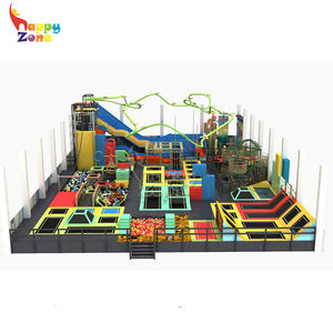 Équipement de parc de trampolines professionnel personnalisé avec murs de mousse, fosse de mousse et parcours Ninja pour gymnases et centres de <span class=keywords><strong>fitness</strong></span> - Product Image 2