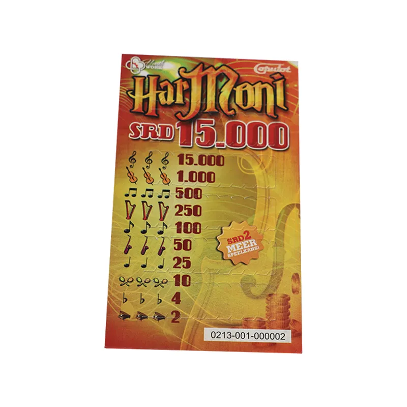 Custom Wholesale Break Open Pull Tab Ticket Games Customized Pop Up Cards