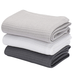 Essuie-tout imprimé rayé 100% coton tissé <span class=keywords><strong>de</strong></span> qualité supérieure, écologique, séchage rapide, compressé, dropshipping - Product Image 1