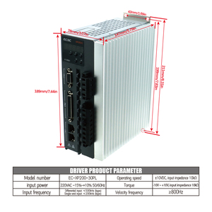 HLTNC <span class=keywords><strong>2</strong></span>.3KW 15NM 220V 1500RPM 9.5A XS520 驱动器伺服电机单三相高效用于数控铣床 - Product Image 5