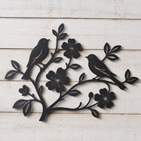 Décoration Murale Personnalisée en Métal 3D : Art Mural en Fer Forgé pour Mariage et Anniversaire, Ornement Mural Déco Animal et Végétal