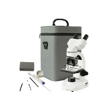 Binocular Biological Microscope Es-44-Sc Led Light Source With Portable Case For Teaching And Research - Product Image 1