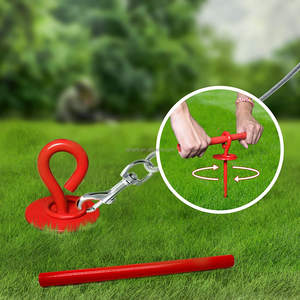 Piquets de trampoline Kits d'<span class=keywords><strong>ancrage</strong></span> de cravate de chien <span class=keywords><strong>balançoire</strong></span> robuste crochet de broche de terrain en spirale - Product Image 3