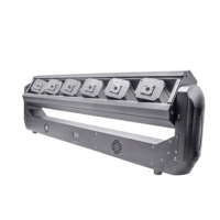 Lumière professionnelle DMX Disco DJ, équipement de scène, RGB lumière de tête mobile 6 yeux Laser, éclairage de scène