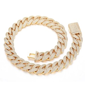 Cadena Cubana de Moissanita VVS1 de Calidad Hallmark, Certificada por GRA, Oro de 18K y Plata 925, Collar con Incrustaciones de Diamantes, Elección de las Celebridades - Product Image 3
