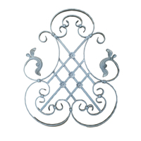 Huayi Balustre à motif floral en fer forgé pour garde-corps d'escalier, plaque florale, anti-rouille, durable, design moderne pour grille de fenêtre, sur mesure