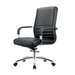 Silla de oficina moderna y cómoda de cuero 36019-2101C/B/A - Product Image 3