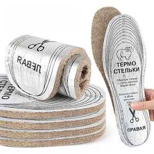 Vente chaude dessin animé laine feutre semelles épaisses chaudes absorbant les chocs soulagement de la pression et taille de coupe libre semelles de chaussures - Product Image 1