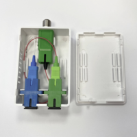 Receptor óptico pasivo Telelink con WDM 1310/1490/1550nm O FTTH nodo fibra única Pon Mini Wdm fibra nodo CATV