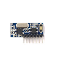 Módulo Receptor Inalámbrico RX480E-4 de Alta Calidad, CC 3.3-5V, Placa de Circuito de 433Mhz con Decodificación RX480E