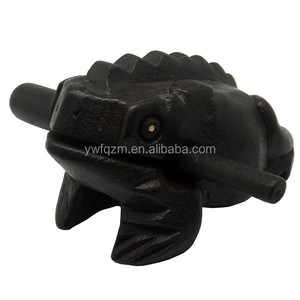 <span class=keywords><strong>Grenouille</strong></span> en bois sculptée à la main décorative de Thaïlande - Product Image 5