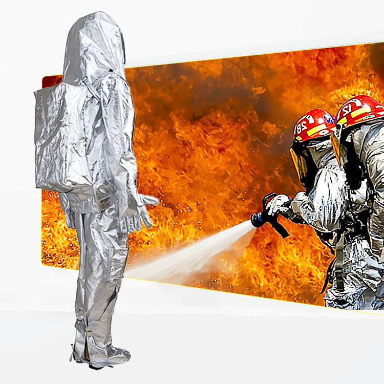 ATI-FIREアルミ箔生地重いアルミ耐火服消防士用CCS認証| Alibaba.com