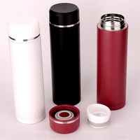 Ensemble flacon à vide et thermos double couche modernes de 500ml logo personnalisé isolé thermiquement pour le sport pour la rentrée