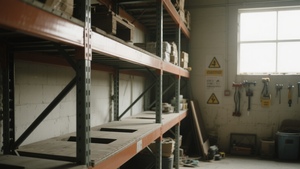 Thép bền & sắt đa chức năng hai mặt bán lẻ kệ trưng bày hạng nặng siêu thị Kệ nhiệm vụ ánh sáng - Product Image 5