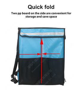 Mochila de distribución de alimentos extra grande <span class=keywords><strong>Pizza</strong></span> Sac Isotherme Livraison <span class=keywords><strong>bolsa</strong></span> de entrega con aislamiento térmico para paquetes - Product Image 6