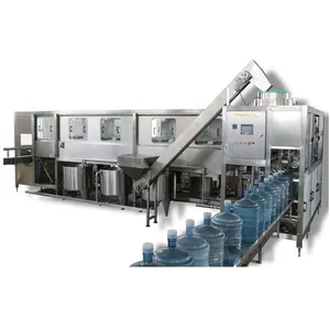 18L şişelenmiş su üretim hattı 5 galon saf su doldurma kapaklama makinesi