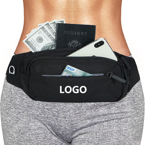 <span class=keywords><strong>Riñonera</strong></span> de pecho para hombre, bolso de pecho de gran capacidad, para viaje, deporte, correr, <span class=keywords><strong>riñonera</strong></span> <span class=keywords><strong>negra</strong></span> con 4 bolsillos y cremallera - Product Image 4