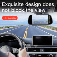 XYD rétroviseur moniteur caméra de recul moniteur sans fil 7 pouces écran de voiture AHD 1080P TFT LCD universel 5W 800X480
