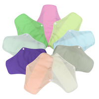 Serviettes hygiéniques réutilisables, lavables, respirantes, douces pour la peau, à forte absorption, pour flux abondant, anti-fuites, pour la nuit