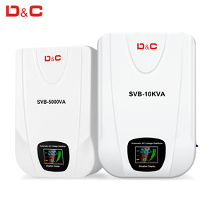 Regulator voltase otomatis kontrol Motor Servo, Regulator tegangan otomatis dipasang di dinding presisi tinggi fase tunggal SVC 5KVA 10KVA 220V - Product Image 1