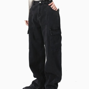 New <b>Men</b> Workwear Pants - Classic <b>Washed</b>, Multifunctional Workwear <b>Bag</b>, Wide Leg Silhouette. Suitable for Casual Daily Wear - Product Image 5