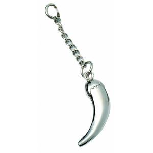 จี้เครื่องรางฮอร์นมีโซ่สีเงินสร้อยคอแฟชั่น - Product Image 1