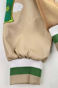 Fait sur mesure automne tricoté Vintage Varsity veste hommes tout logo brodé Chenille patchs grande taille bouton couleur assortie - Product Image 3