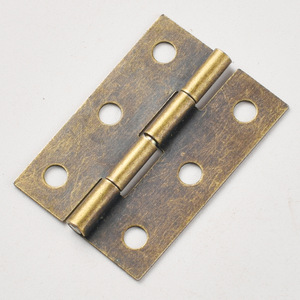 Charnière de meuble 30x43mm en bronze, montage en surface, style traditionnel, antirouille, type H - Product Image 3