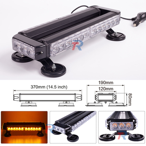 Barra de luz LED de alto brillo de 14,5 pulgadas y 30W, vehículo de emergencia, techo, advertencia, recuperación, remolque, camión, coche, Flash superior, baliza estroboscópica - Product Image 2