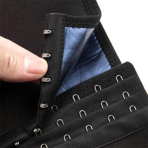 Pantalones Cortos Deportivos de Fitness <span class=keywords><strong>para</strong></span> Mujer, Pantalones Cortos de Sauna <span class=keywords><strong>para</strong></span> Sudar, Cintura con Botones, Moldeadores de Cuerpo - Product Image 4