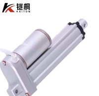 Aktuator Listrik 24v Heavy Duty 600mm Naik Turun, Aktuator Linear Pengangkat 500mm 100mm IP65 Tahan Air untuk Jendela DC 1000n 12v /24v