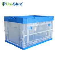 Youpin Uni — boîte de rangement en plastique, boîte de grande capacité, transparente, boîte pliable, empilable,