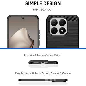 Funda Protectora para Teléfono 15T, Flexible, de TPU, con Textura Cepillada, Antideslizante, a Prueba de Golpes - Product Image 3