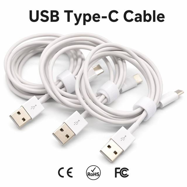 Wholesale 3A Fast Charging USB a to Type C Data Cord Tpe Jacket 1M 2M 3M Cable for Carplay Flexible Charger for iphone 15 16