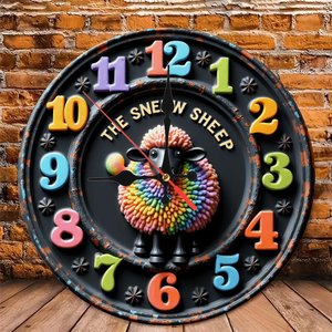 Orologio in Legno Personalizzato da 10 Pollici per Programmatore con Codice Snippet - Product Image 6