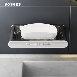 VOSGES-HOME WH001 Soporte de Jabón Transparente de Lujo Ligero para Uso Doméstico, Escurridor sin Acumulación de Agua, Soporte Simple para Jabón en Barra - Product Image 5