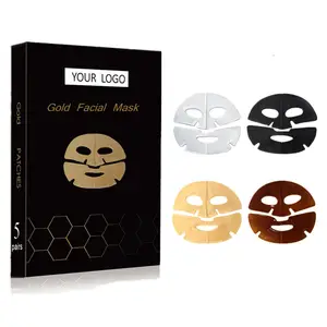 Hydrating Calming Vitamin C Pearl Biodegradable Collagen Crystal Facial Mask Hyaluronic Acid Sheet Masks