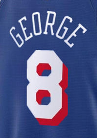 Dikişli veya baskılı basketbol formaları Philadelphia 0 Maxey 1 Harden 8 Millsap 12 Harris 21 Embiid 25 Simmons - Product Image 3