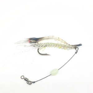 Hameçon artificiel <span class=keywords><strong>pour</strong></span> crevettes Appât de natation Appât souple <span class=keywords><strong>pour</strong></span> la pêche aux crevettes - Product Image 6