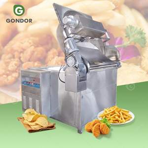 Freidora Automática Industrial de Gran Capacidad para Chips de Plátano, Puri, Anacardos, Yuca, Cacahuates y Garri - Product Image 1