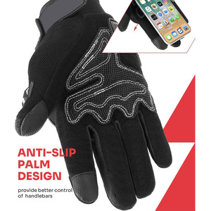 Guantes de Motocicleta de Cuero con Logotipo Personalizado, Diseño de Marca Privada, Guantes de Motocicleta con Logotipo Propio - Product Image 5