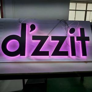 Letrero Luminoso LED Acrílico 3D para Salón y Negocio, Montaje en Pared Exterior con Fácil Instalación - Product Image 1