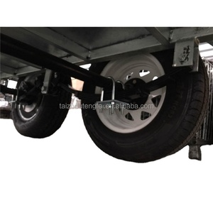 China caja de un solo eje <span class=keywords><strong>jaula</strong></span> remolque 6x4 - Product Image 2