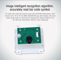 Lector de Códigos QR con Sensor Automático 76M6 Syble, Escáner de Códigos de Barras Integrado Omnidireccional 1D 2D
