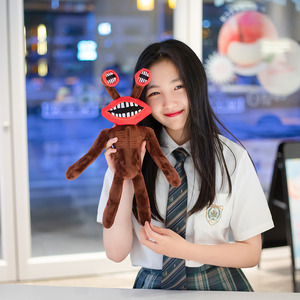 Tête de sirène pliable jouets en peluche décoration de bureau tête de sirène debout peluche jouet ornements de bureau peluche poupées oreiller cadeau - Product Image 4