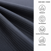 Bandes horizontales doubles 100% polyester pour produits d'extérieur et bagages, tente, auvent, sac à dos, PU, PVC, TPU