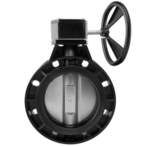 Vente de liquidation B2B COVNA, vanne papillon à bride en PVC CPVC anti-corrosion COVNA de 6 pouces pour l'eau de mer - Product Image 3