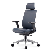 Chaise à dossier haut en cuir Chaise de bureau à siège coulissant Chaise de soutien lombaire réglable
