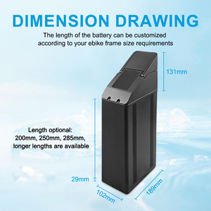 전기 자전거 EKX X20 교체 배터리 용 48V 20Ah 52V 28Ah 30Ah 팻 타이어 산악 자전거 전자 자전거 배터리 - Product Image 3