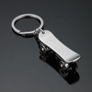 Manufacturer Creative Personalized Sports Scooter Keychain Car Decoration Custom Logo Mini Simulation Scooter Metal <b>Key</b> <b>Chains</b> - Product Image 2